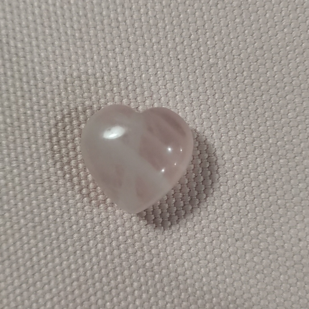 Heart Shape Pink Crystal Bead